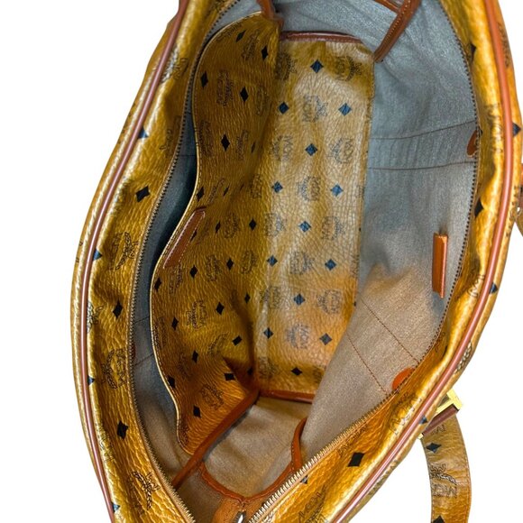 MCM Cognac Visetos Shoulder Bag - Picture 12 of 12